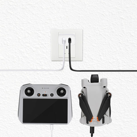 RCSTQ Drone 30W Dual Port Gallium Nitride Charger for DJI Mini 2/Mini 3 Pro, For DJI Mini 2  Gallium Nitride Charger