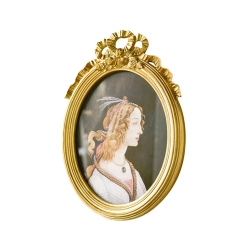 Retro Imitation Wood Home Decor Photo Frames, Spec:, Square-6 inches, Square-7 inches, Arched-6 inches, Arched-7 inches, Oval-6 inches, Oval-7 inches, Bow Round Box, A Model, B Model, C Model, D Model