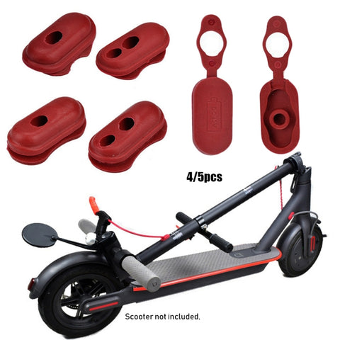 Charge Port Cover Cap Siliceone Plug For Xiaomi M365 Scooter, 5 In 1, 4 In 1