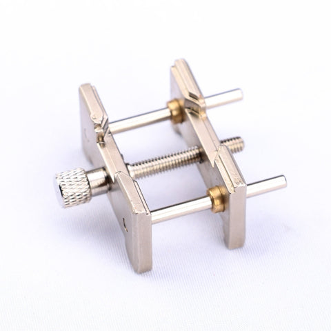 2 In 1  Watch Movement Holder Clip Base Metal Multi Function Vise Clamp, Random Color Delivery, 2 In 1 Watch Movement Holder