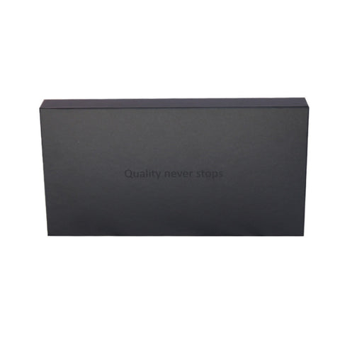 10 PCS Solid Color Phone Case/Tempered Film/Support Frame Box, All Black
