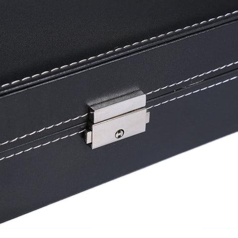 8-Bit Watch Display Storage Box Necklace Ring Jewelry Box With Mirror, 8-Bit Watch Display Box
