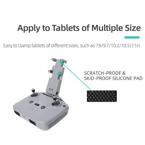 Sunnylife Remote Controller Tablet Holder Stand For DJI Mini 3 Pro/Mavic 3/Mini 2/Air 2S/Mavic Air 2, Stand