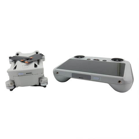 2 Sets Drone Body Remote Control Charging Port Dust Plug for DJI Mini 3 Pro, Transparent, Black, Transparent+Black