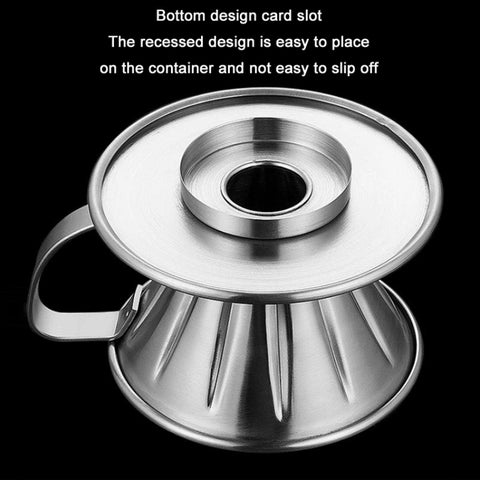 Double-layer Stainless Steel Pour-over Coffee Filter, Size:, Small, Large