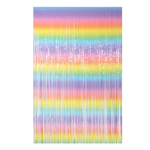 2 PCS 2M Birthday Party Decoration Background Rain Curtain