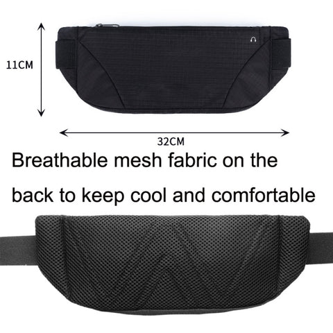 Outdoor Sports Running Ultra-light Large-capacity Close-fitting Phone Waist Bag, Yellow, Black, Blue, Grey, Silver