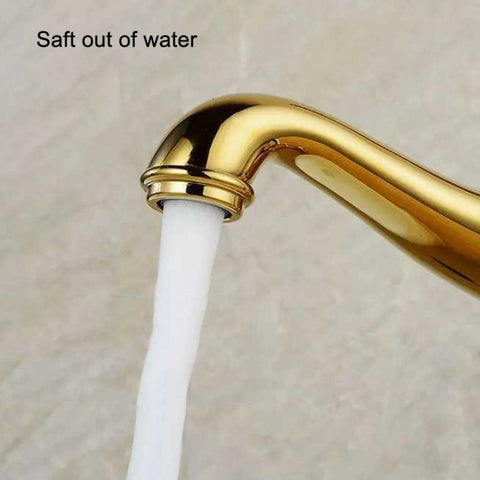 Hot And Cold Mixed Water Basin Imitation Water Faucet, Style:, High Model, High Model+Water Inlet Pipe, Short Model, Short Model+Water Inlet Pipe