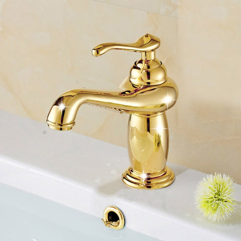 Hot And Cold Mixed Water Basin Imitation Water Faucet, Style:, High Model, High Model+Water Inlet Pipe, Short Model, Short Model+Water Inlet Pipe