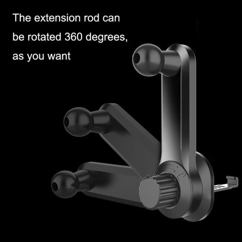 Car Extension Hook Mobile Phone Bracket Accessories Round Air Outlet Bracket, 13mm Ball Head, 15mm Ball Head, 17mm Ball Head