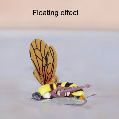 Floating Bionic Bee Road Bait Insect Fake Bait, 8-3b