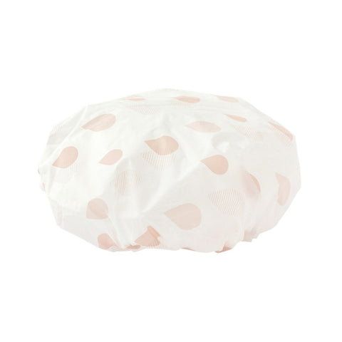 Waterproof Shower Hat Adult Women Bathing Hair Cover Anti-fume Hair Cover, 1 PCS Pink, 1 PCS Apricot, 1 PCS Blue, 1 PCS Grey