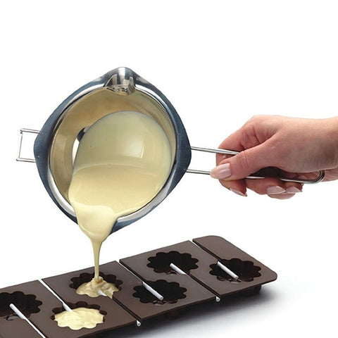Stainless Steel Chocolate Water-proof DIY Baking Heating Melting Pot, Style:304, 201 Material, 304 Material