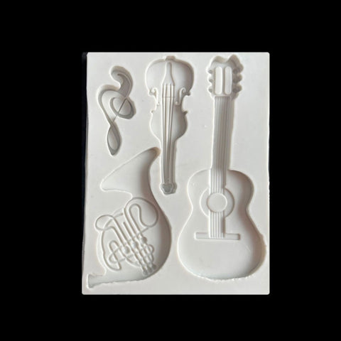 Castle Musical Silicone Mold Chocolate Fondant Cake Decor, Style:, Specification: Triangle, Triangle, Rectangle