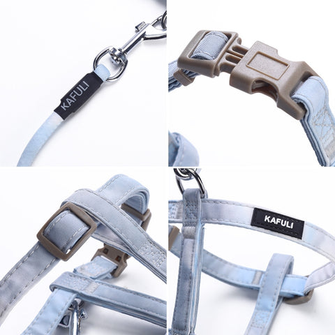 KAFULI Pet Adjustable I-Shape Harness Leash, S, M