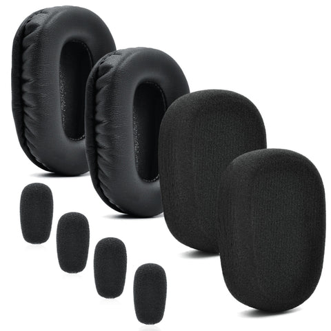 For VXI BlueParrott B450-XT B450XT, 10  PCS Mi Cotton, 2 PCS Protein Leather Earmuffs, 2 PCS Sponge Earmuffs, 2 PCS  Velvet Earmuffs