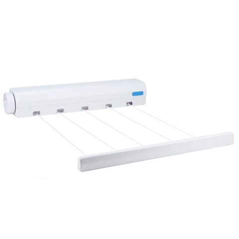 Spring Automatic Retractable Clothesline Drying Rack Towel Rack,Style:, Four Wired, Five Wired