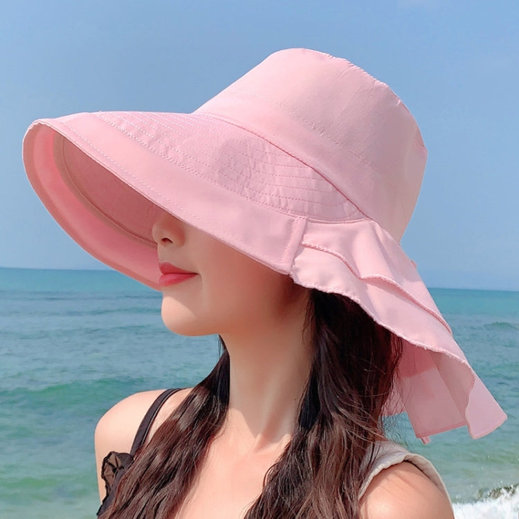 8062 Women Summer Neck Protection Sunscreen Hat Large Brim Fisherman Hat, 8062 Pink, 8062 Navy, 8062 Beige, 8062 Dark Gray, 8062 Army Green, 8062 Light Gray, 8062 Blue, 8062 Purple, 8062 Khaki, 8062 Black