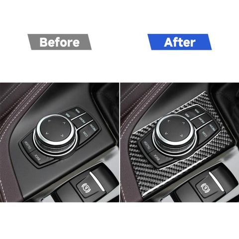 For BMW X1 F48/X2 F39 Right-Hand Drive Multimedia Knob Panel Sticker, Right-Hand Drive