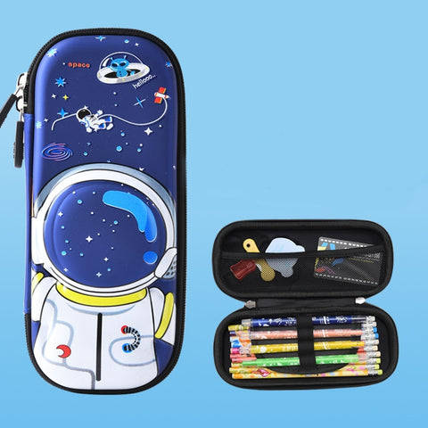 Uime EVA 3D Multi-compartment Pencil Case Stationery Box Children School Supplies, Astronaut, Rocket, Purple Pony, Rabbit, Elf Unicorn, Green Dinosaur, Red Dinosaur, Rainbow Unicorn, Big Head Unicorn, Kitten, Little Fox, Mermaid, Blue Whale, Blue Dinos...