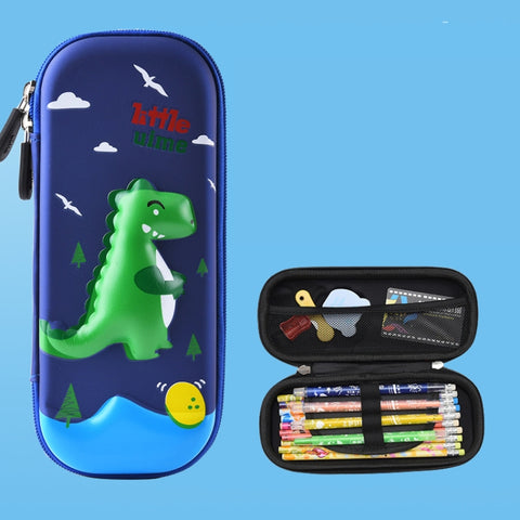 Uime EVA 3D Multi-compartment Pencil Case Stationery Box Children School Supplies, Astronaut, Rocket, Purple Pony, Rabbit, Elf Unicorn, Green Dinosaur, Red Dinosaur, Rainbow Unicorn, Big Head Unicorn, Kitten, Little Fox, Mermaid, Blue Whale, Blue Dinos...