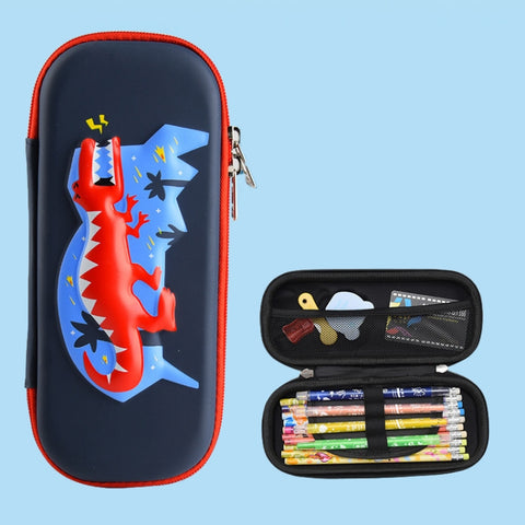 Uime EVA 3D Multi-compartment Pencil Case Stationery Box Children School Supplies, Astronaut, Rocket, Purple Pony, Rabbit, Elf Unicorn, Green Dinosaur, Red Dinosaur, Rainbow Unicorn, Big Head Unicorn, Kitten, Little Fox, Mermaid, Blue Whale, Blue Dinos...
