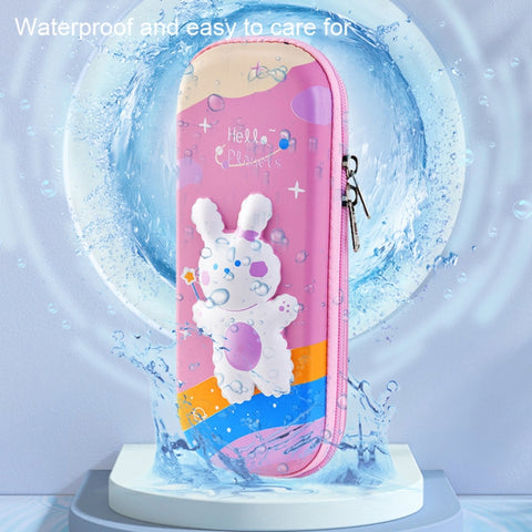 Uime EVA 3D Multi-compartment Pencil Case Stationery Box Children School Supplies, Astronaut, Rocket, Purple Pony, Rabbit, Elf Unicorn, Green Dinosaur, Red Dinosaur, Rainbow Unicorn, Big Head Unicorn, Kitten, Little Fox, Mermaid, Blue Whale, Blue Dinos...