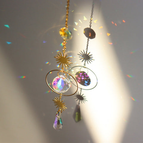 Sun Star Moon Garden Crystal Ornament, No. 1, No. 2, No. 3, No. 4