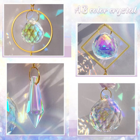 Sun Star Moon Garden Crystal Ornament, No. 1, No. 2, No. 3, No. 4