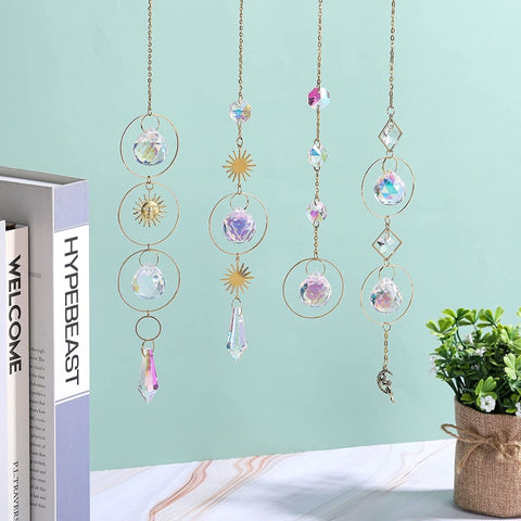 Sun Star Moon Garden Crystal Ornament, No. 1, No. 2, No. 3, No. 4