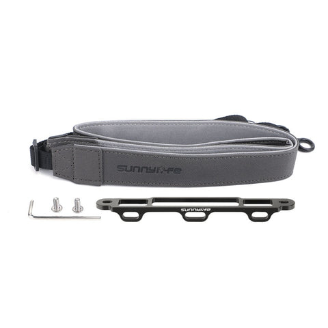 Sunnylife MM3-GS389 For Mini 3 Pro DJI RC with Screen Remote Control Leather Lanyard, MM3-GS389