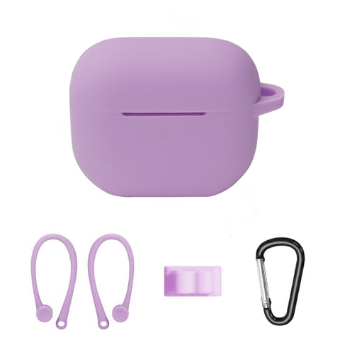 Bluetooth Earphone Silicone Cover Set For AirPods 3, 5 PCS/Set White, 5 PCS/Set Mint Green, 5 PCS/Set Grass Green, 5 PCS/Set Pink, 5 PCS/Set Black, 5 PCS/Set Red, 5 PCS/Set Yellow, 5 PCS/Set Gray, 5 PCS/Set Wine Red, 5 PCS/Set Light Purple             ...