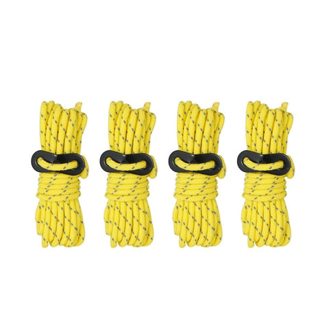 CLS Outdoor Camp Reflective Wind-Proof Camping Support Rod, 4 PCS / Set White Non-reflective, 4 PCS / Set Yellow, 4 PCS / Set Red, 4 PCS / Set Black, 4 PCS / Set Army Green