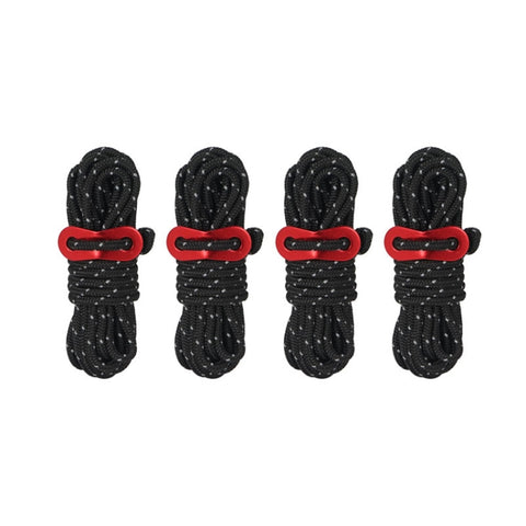 CLS Outdoor Camp Reflective Wind-Proof Camping Support Rod, 4 PCS / Set White Non-reflective, 4 PCS / Set Yellow, 4 PCS / Set Red, 4 PCS / Set Black, 4 PCS / Set Army Green