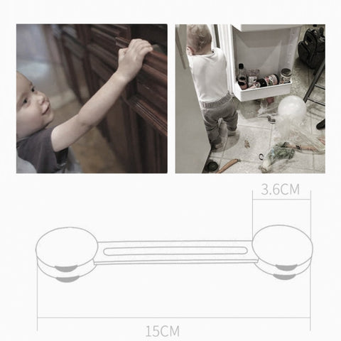Children Drawer Anti-opening Cabinet Door Refrigerator Safety Lock, 10 PCS/Pack, Pair Lock 10 PCS/Pack, 5 PCS/Pack, Pair Lock 5 PCS/Pack, 5 PCS Transparent +5 Pair Lock