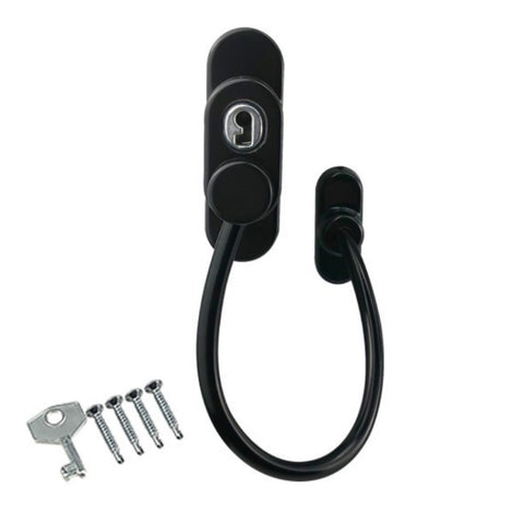 Children High-rise Anti-fall Safety Lock Window Push Limiter, Color:, White, Black, White (Thick), Black (Thick), White (Special Thick), Black (Special Thick), White (Enhanced), Black (Enhanced), White (High Standard), Black (High Standard)