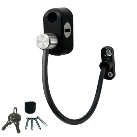 Children High-rise Anti-fall Safety Lock Window Push Limiter, Color:, White, Black, White (Thick), Black (Thick), White (Special Thick), Black (Special Thick), White (Enhanced), Black (Enhanced), White (High Standard), Black (High Standard)