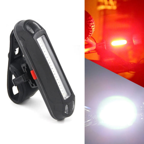 LED Rechargeable Bicycle Warning Strip Tail Light, OPP Red Light, OPP White Light, OPP Red&White Light, OPP Red&Blue Light