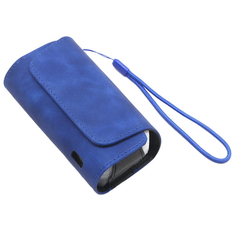 Leather Shockproof Electronic Cigarette Storage Protective Case For IQO 3.0, Black, Blue, Brown, Coffee, Red, Grey, Green, Purple
