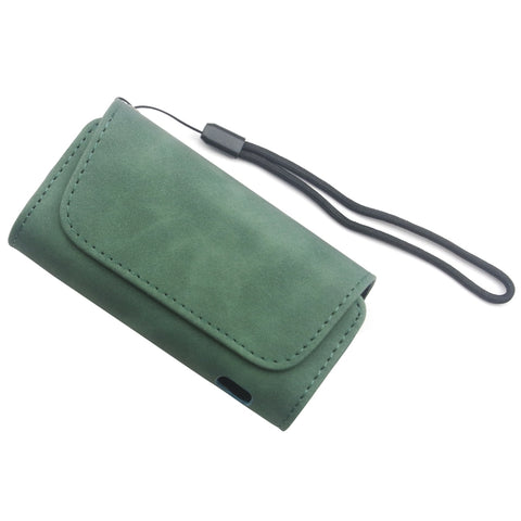 Leather Shockproof Electronic Cigarette Storage Protective Case For IQO 3.0, Black, Blue, Brown, Coffee, Red, Grey, Green, Purple
