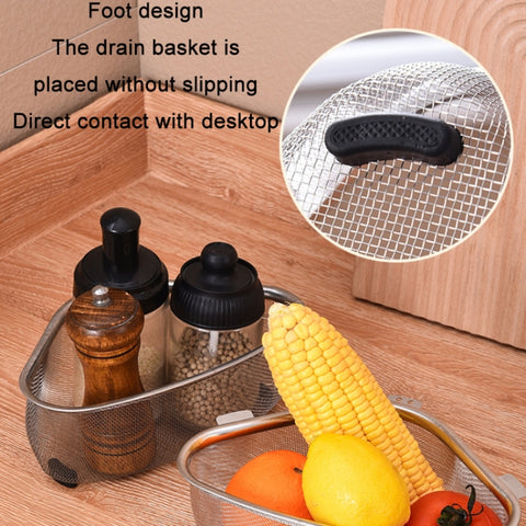 Kitchen Multifunctional Stainless Steel Triangle Sink Drain Basket, Style:, Standing, Standing Hanging