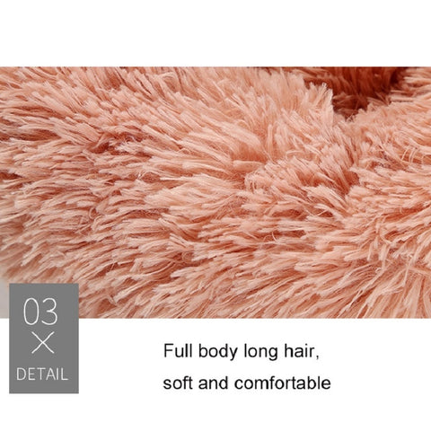 Plush Pet Bed Deep Sleep Pet Pad, 40cm, 50cm, 60cm