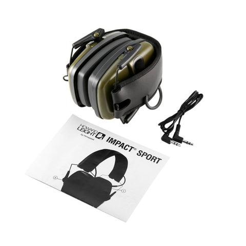 Noise-cancelling Headphones Noise-isolating Earmuffs For Outdoor Work, Green, Black