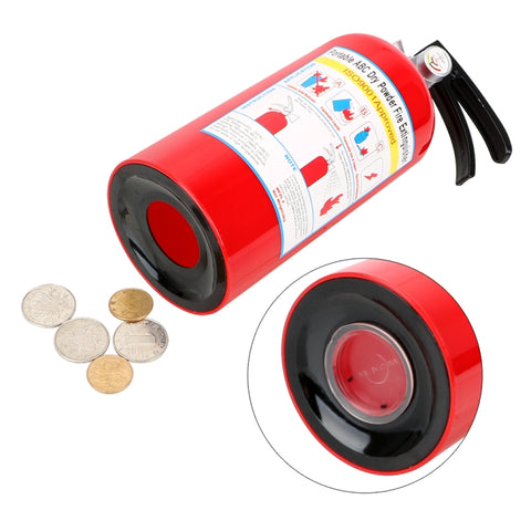 Children Gift Simulation Fire Extinguisher Piggy Bank, Simulation Fire Extinguisher