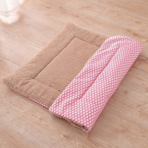 Double Sided Pet Mat Four Seasons Warm Dog Blanket,Size:, S, M, L