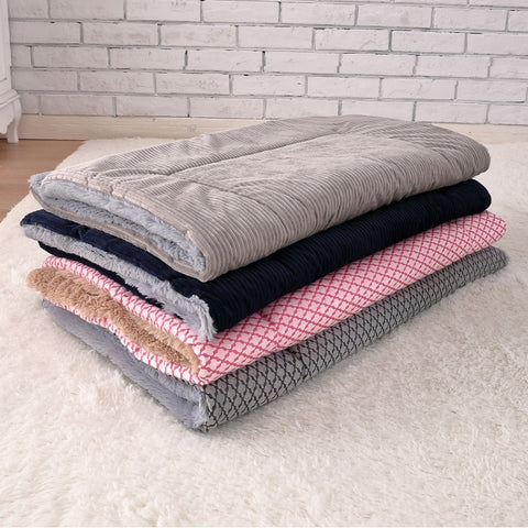 Double Sided Pet Mat Four Seasons Warm Dog Blanket,Size:, S, M, L