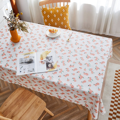 Rural Farm PVC Paper Waterproof Oil Wash Desktop Table Cloth, 120x180cm, 140x140cm, 140x180cm, 140x200cm, 140x220cm