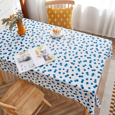 Rural Farm PVC Paper Waterproof Oil Wash Desktop Table Cloth, 120x180cm, 140x140cm, 140x180cm, 140x200cm, 140x220cm
