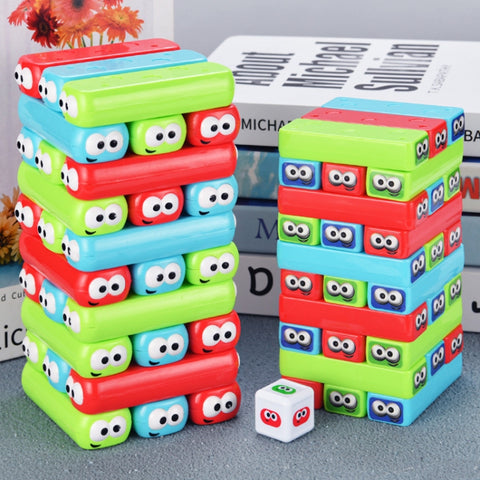 Early Education Stacking Tower Parent-child Game Interactive Toy, Small, Large