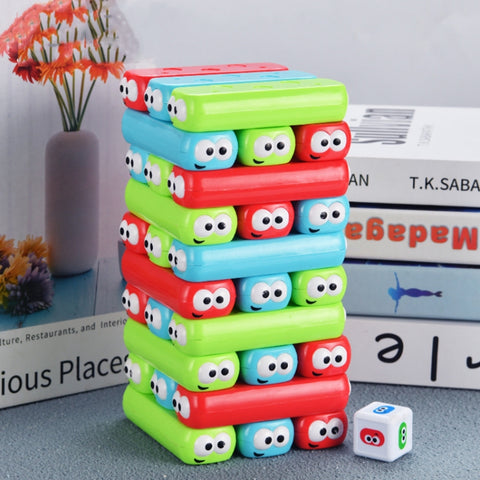 Early Education Stacking Tower Parent-child Game Interactive Toy, Small, Large
